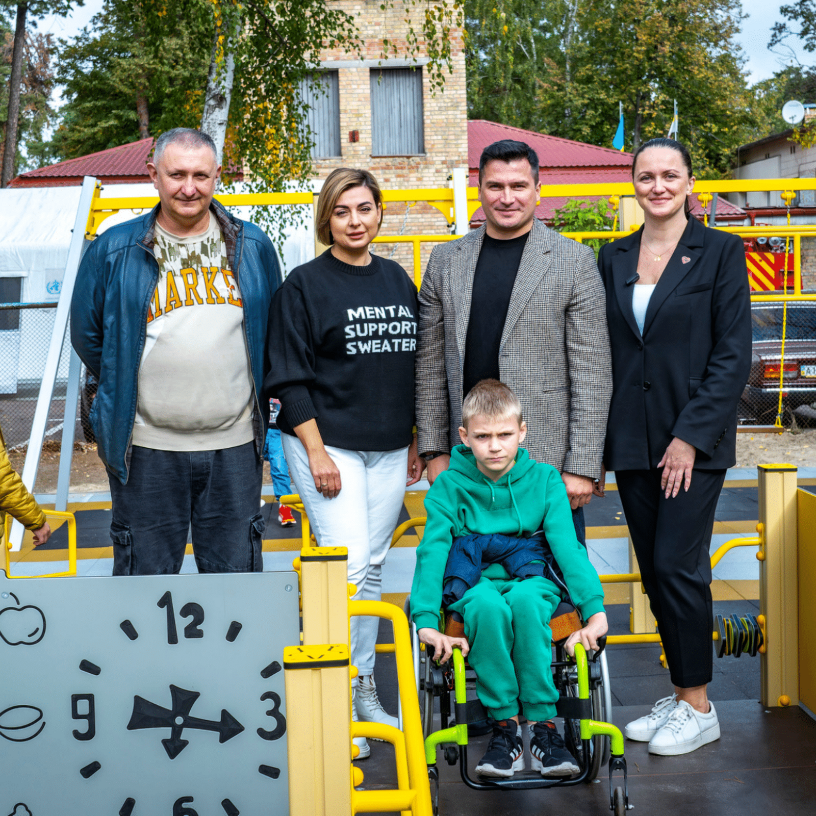 Ми відкрили в Бучі перший інклюзивний дитячий майданчик