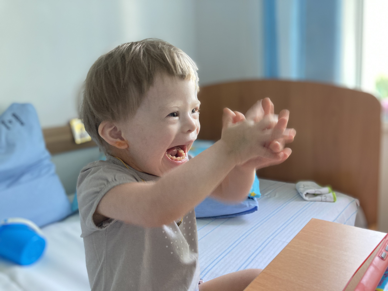 Finally, the little girl's heart hole was patched up.