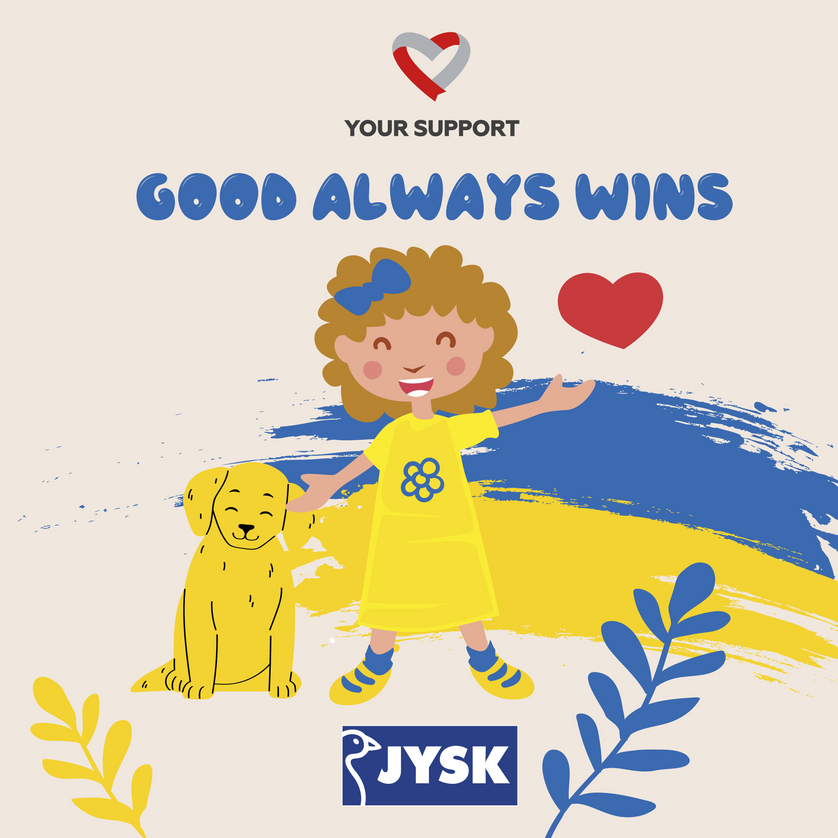 Charitable assistance with the JYSK company